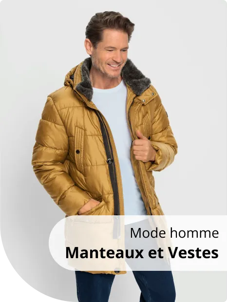 Mode homme - Manteaux et vestes